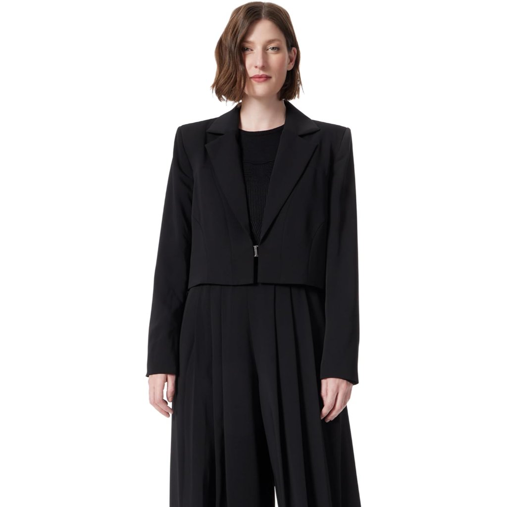 Womens Alice Cropped Jacket With Clasp Front Closure Standard